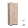 Leziter Miami gardróbszekrény 80x205 cm sonoma tölgy-yorki tölgy