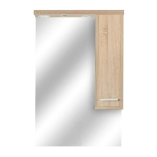 Leziter Nerva 65 cm-es tükrös felsőszekrény, Sonoma tölgy fürdőszoba bútor