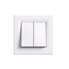 Leziter Nova csillárkapcsoló 10A 250V 105 fehér kerettel világítási kellék