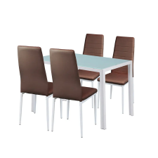 Leziter Portland 4+1 étkező garnitúra barna bútor