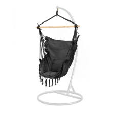 Leziter Puerto függőszék állvánnyal fekete-fehér kerti bútor