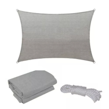 Leziter Rana napvitorla négyszög alakú 4x5 m szürke kerti bútor