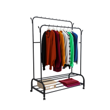 Leziter Ruhaállvány LRA-05 fekete bútor