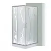 Leziter Spirit BAMBOO 80x80 szögletes zuhanykabin, erősített akril zuhanytálcával
