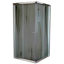 Leziter Spirit BAMBOO 90x90 szögletes zuhanykabin, zuhanytálca nélkül kád, zuhanykabin