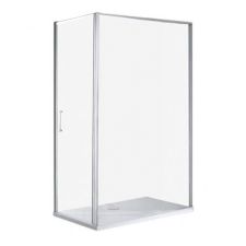 Leziter Swing 120x80 cm aszimmetrikus zuhanykabin zuhanytálca nélkül kád, zuhanykabin
