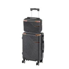 Leziter TraveLux Urban III gurulós bőrönd szett fekete
