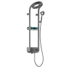 Leziter Tropic digitális zuhanyszett termosztátos csapteleppel, metál szürke