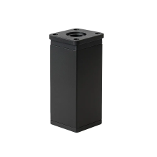 Leziter Uni bútorláb 100 mm fekete bútor