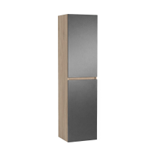 Leziter Vario Forte 35 függesztett oldal szekrény tölgy-antracit fürdőszoba bútor