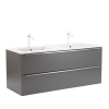 Leziter Vario Trim 120 alsó szekrény mosdóval antracit-antracit