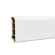 Leziter Vinyl SPC padlószegély Snow white 2400x60x12 mm élvédő, sín, szegélyelem