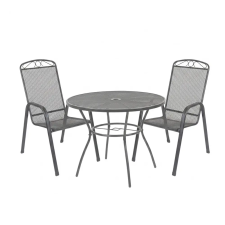 Leziter Viva Balcony kerti bútor garnitúra szett antracit kerti bútor