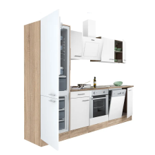 Leziter Yorki 280 konyhabútor alsó sütős, alulfagyasztós hűtős kivitelben bútor