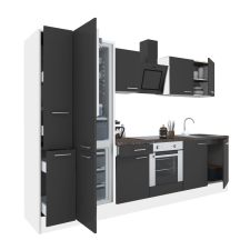 Leziter Yorki 300 konyhabútor alsó sütős, alulfagyasztós hűtős kivitelben bútor