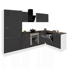 Leziter Yorki 310 sarok konyhabútor alsó sütős, polcos kivitelben bútor