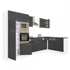 Leziter Yorki 340 sarok konyhabútor felülfagyasztós hűtős kivitelben bútor