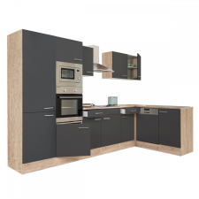 Leziter Yorki 340 sarok konyhabútor sütős és mikrohullámű sütős kivitelben bútor