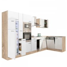 Leziter Yorki 370 sarok konyhabútor felülfagyasztós hűtős kivitelben bútor