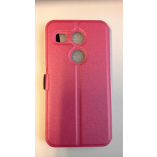 LG Google Nexus 5X pink rózsaszín szilikon keretes könyvtok tok és táska