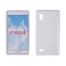 LG Optimus L9 P760, Szilikon tok, S-Case, fehér tok és táska