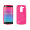 LG Spirit H440N, Szilikon tok, S-Case, rózsaszín