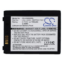 LGLP-AHDM Akkumulátor 700 mAh mobiltelefon akkumulátor