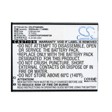  Li3825T43P3H846739 Akkumulátor 2000 mAh mobiltelefon akkumulátor