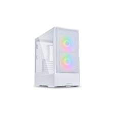 Lian Li LANCOOL 207 PC Case, Midi-Tower, ATX, Tempered Glass - white számítógép ház