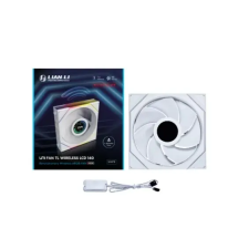 Lian Li UNI FAN TL LCD Wireless 140mm fordított légáramlás fehér (14RTLLCD1W1W) hűtés