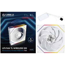 Lian Li UNI FAN TL Wireless 120mm fordított légáramlás fehér hűtés