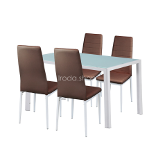  Liana 4+1 étkező garnitúra barna bútor