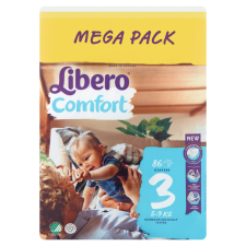 Libero Comfort 3 Mega Pack 5-9kg 86db pelenka