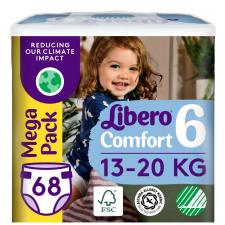 Libero Comfort Mega Pack Nadrágpelenka 13-20kg Junior 6 (68db) pelenka
