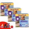 Libero Comfort Mega Pack Pelenkacsomag 13-20kg Junior 6 (180db) + Ajándék 3 db Ujjbáb