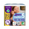 Libero Comfort pelenka MegaPack (5-ös) 10 - 14 kg (76 db/cs)