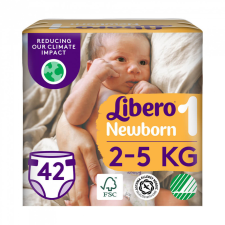 Libero Newborn 1 újszülött pelenka, 2-5 kg, 42 db pelenka