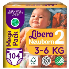Libero Newborn 2 Mega Pack (104 db) 3 - 6 kg pelenka