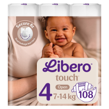 Libero Touch 4 pelenka, 7-14 kg, 108 db pelenka