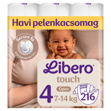 Libero Touch havi Nadrágpelenka 7-14kg Maxi 4 (216db) pelenka