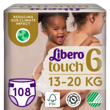 Libero Touch Jumbo havi Pelenkacsomag 13-20kg Junior 6 (108db) pelenka