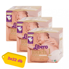 Libero Touch pelenka, Újszülött 1, 2-5 kg, HAVI PELENKACSOMAG 3x22 db pelenka