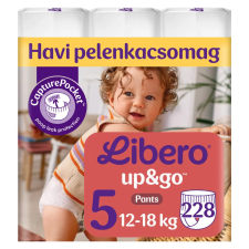 Libero Up&amp;Go 5 bugyipelenka, 12-18 kg, 228 db pelenka