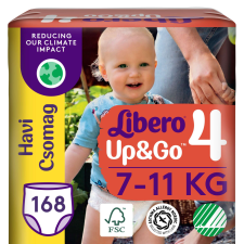 Libero Up&Go havi Pelenkacsomag 7-11kg Maxi 4 (168db) pelenka