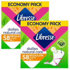 Libresse Dailies Natural Care Tisztasági betét 2x58db intim higiénia
