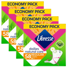Libresse Dailies Natural Care Tisztasági betét 4x58db intim higiénia