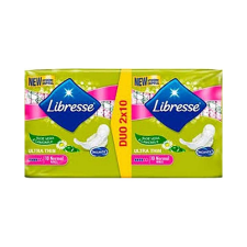 Libresse egészségügyi betét aloe&camomille ultra wings duo - intim higiénia