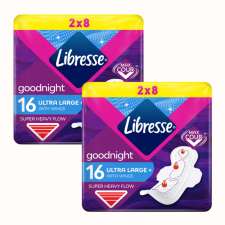 Libresse Goodnight éjszakai egészségügyi Betét 2x16db intim higiénia