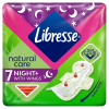 Libresse Natural Care Night+ szárnyas éjszakai egészségügyi Betét 7db