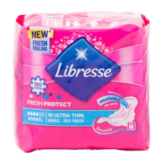 Libresse Normal Duo Fresh egészségügyi betét 10db intim higiénia